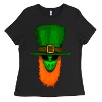 Black St. Patrick' Day Gnome Ladies Tee - Bettercallsaul