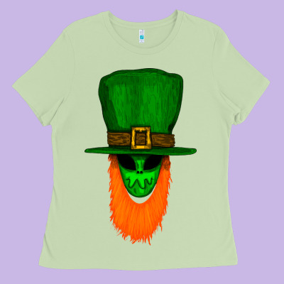 St. Patrick' Day Gnome Ladies Tee Designed By Bettercallsaul