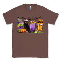 Chestnut Halloween Cat Coffee Cups Classic Tee - texasbilliewilder