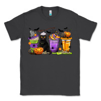 Smoke Halloween Cat Coffee Cups Classic Tee - texasbilliewilder