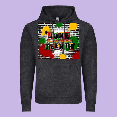 Juneteenth Free Ish Since 1865 Vintage Hoodie Designed By Cowgirlartshop