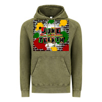 Vintage Olive juneteenth free ish since 1865 Vintage Hoodie - CowGirlArtShop