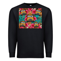 Black school bus leopard cowhide Premium Sweatshirt - Artiststas
