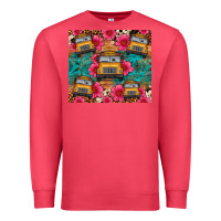 Cardinal school bus leopard cowhide Premium Sweatshirt - Artiststas