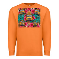 Carrot school bus leopard cowhide Premium Sweatshirt - Artiststas