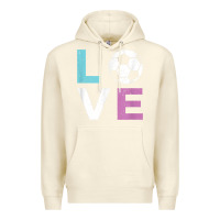 Sandshell Soccer Gift for Girls Women I Love Soccer Vintage Premium Hoodie - minhPixels
