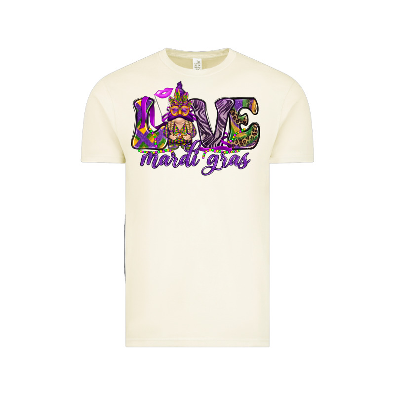 Love Mardi Gras With Gnome Vintage Tee by HowdyJamesFarm | Teevron