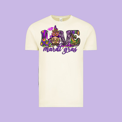 Love Mardi Gras With Gnome Vintage Tee Designed By Howdyjamesfarm