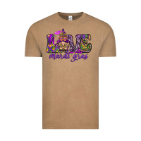 Vintage Coffee Love Mardi Gras with gnome Vintage Tee - HowdyJamesFarm