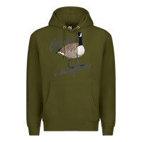 Army Green Canadian Goose Whisperer Shirt Funny Cute Bird Hunter Gift 2 Premium Hoodie - minhPixels