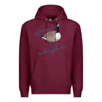 Burgundy Canadian Goose Whisperer Shirt Funny Cute Bird Hunter Gift 2 Premium Hoodie - minhPixels