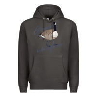 Smoke Canadian Goose Whisperer Shirt Funny Cute Bird Hunter Gift 2 Premium Hoodie - minhPixels