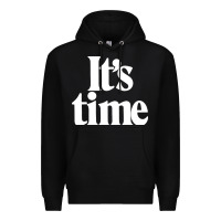 Black its time Premium Hoodie - minhPixels