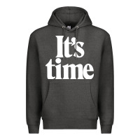 Charcoal Heather its time Premium Hoodie - minhPixels