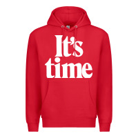 Red its time Premium Hoodie - minhPixels