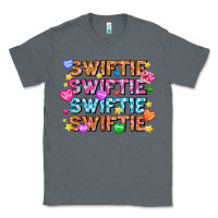 Charcoal Heather Swiftie Swiftie Valentines Classic Tee - CowhideDigitalArt