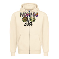 Sandshell nonnie of both Zipper Hoodie - CowhideDigitalArt