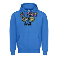 True Royal nonnie of both Zipper Hoodie - CowhideDigitalArt