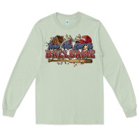 Matcha Take me out to ball game baseball Long Sleeve Tee - HowdyJamesFarm