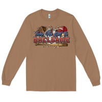 Toasted Coconut Take me out to ball game baseball Long Sleeve Tee - HowdyJamesFarm
