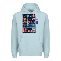 Blue Mist Funny Costumes for Halloween Vending Machine Silvester Premium Hoodie - minhPixels