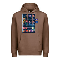 Chestnut Funny Costumes for Halloween Vending Machine Silvester Premium Hoodie - minhPixels