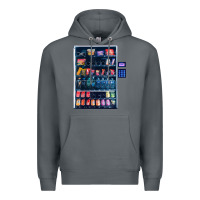 Rock Funny Costumes for Halloween Vending Machine Silvester Premium Hoodie - minhPixels