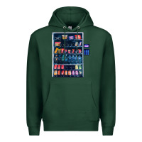Sports Green Funny Costumes for Halloween Vending Machine Silvester Premium Hoodie - minhPixels