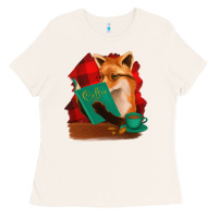 Bone Fox with Coffee Ladies Tee - Bettercallsaul