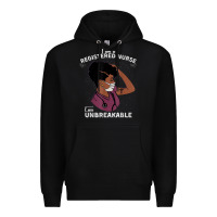 Black Registered Nurse Gift Phenomenal Black Nurse Nursing Student Premium Hoodie - minhPixels
