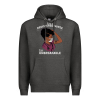 Charcoal Heather Registered Nurse Gift Phenomenal Black Nurse Nursing Student Premium Hoodie - minhPixels