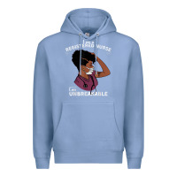 Colony Blue Registered Nurse Gift Phenomenal Black Nurse Nursing Student Premium Hoodie - minhPixels