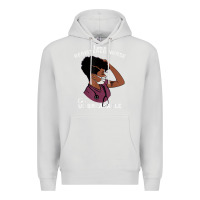 Dove Grey Registered Nurse Gift Phenomenal Black Nurse Nursing Student Premium Hoodie - minhPixels