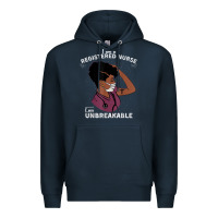 Navy Registered Nurse Gift Phenomenal Black Nurse Nursing Student Premium Hoodie - minhPixels