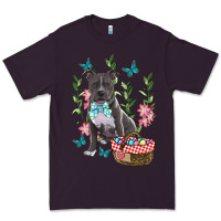 Plum Easter Pitbull Premium Tee - RanaPortraitStore