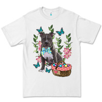 White Easter Pitbull Premium Tee - RanaPortraitStore