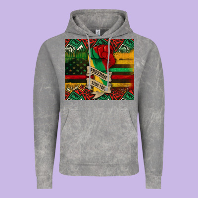 Juneteenth Freedom Since 1865 Vintage Hoodie Designed By Cowgirlartshop