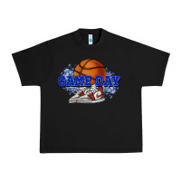 Black game day basketball Urban Heavy Tee - HowdyJamesFarm