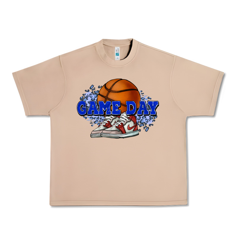 Game Day Basketball Urban Heavy Tee by HowdyJamesFarm | Teevron