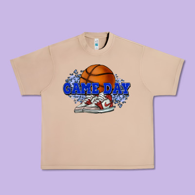 Game Day Basketball Urban Heavy Tee Designed By Howdyjamesfarm