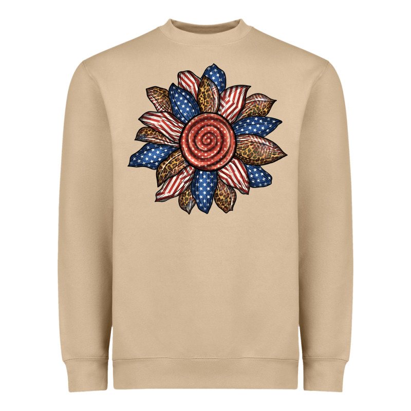 American Sunflower Heavyweight Sweatshirt by BundleAndBundleShop | Teevron