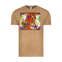 Vintage Camel Mardi Gras Crawfish Tumbler Vintage Tee - HowdyJamesFarm