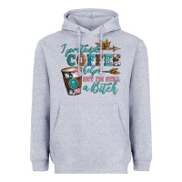 Heather Grey i pretend coffee helps but i'm still a bitch Heavyweight Hoodie - Artiststas