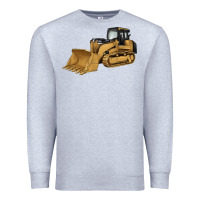 Heather Grey bulldozer Premium Sweatshirt - Artiststas