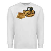 Oatmeal Heather bulldozer Premium Sweatshirt - Artiststas
