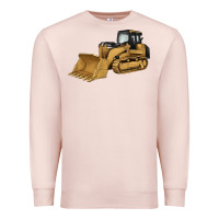 Pale Pink bulldozer Premium Sweatshirt - Artiststas