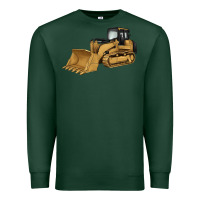 Sports Green bulldozer Premium Sweatshirt - Artiststas