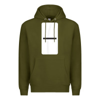 Army Green Double Blank Dominoes Halloween Costume Domino Game Premium Hoodie - minhPixels