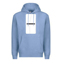 Colony Blue Double Blank Dominoes Halloween Costume Domino Game Premium Hoodie - minhPixels