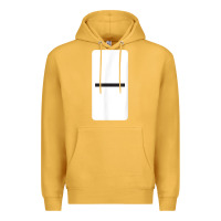 Mustard Double Blank Dominoes Halloween Costume Domino Game Premium Hoodie - minhPixels